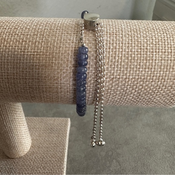 Natural Tanzanite adjustable bracelet by Jay King - Picture 3 of 8